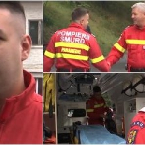 Tată şi fiu în prima linie a luptei cu focul. Gabriel calcă pe urmele tatălui, iar azi salvează vieţi împreună
