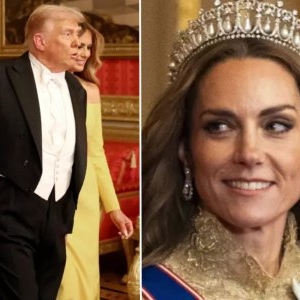 L-a lăsat cu gura căscată pe Trump! Cum a apărut Kate Middleton la întâlnirea cu Președintele SUA. Wow, ce rochii, ce apariție!! FOTO