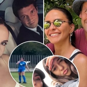 Fetele lui Cristi Chivu au devenit domnişoare în toată regula şi sunt bucăţică ruptă din tatăl lor. Imagini rare!