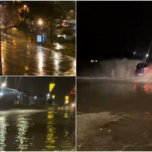 Primele efecte ale ciclonului Barbara: cartiere fără energie, copaci doborâţi, inundaţii. Cât ţine Codul roşu