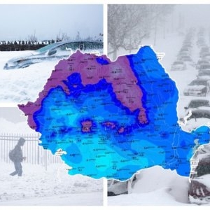 Când cad primii fulgi în Bucureşti. Prognoza ANM lunară. Inversiune termică în noiembrie