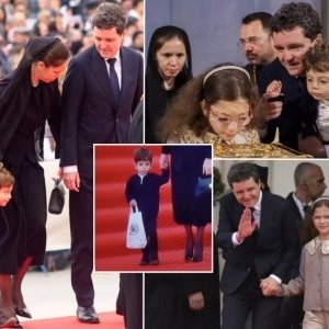 Antim, fiul lui Nicușor Dan și al Mirabelei Grădinaru, protagonistul celor mai amuzante momente de la deschiderea oficială a Catedralei Naționale. Ce a făcut băiețelul pe tot parcursul slujbei și cum a apărut la final / FOTO