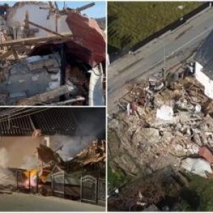 Primele ipoteze în cazul exploziei din Dej. Anchetatorii caută probe sub ce a mai rămas din casa distrusă