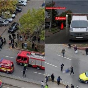 ANIMAŢIE. Femeie, în stare critică după ce a fost rănită de un cablu STB, agăţat de un camion