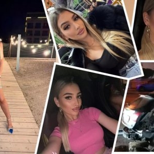 Imagini șocante cu ultimele secunde din viața Jasminei! Vehiculul în care a murit tânăra mergea cu 160 km/oră