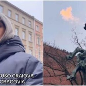 Un tânăr italian a vrut să viziteze târgul de Crăciun de la Craiova, dar a ajuns din greșeală în Cracovia