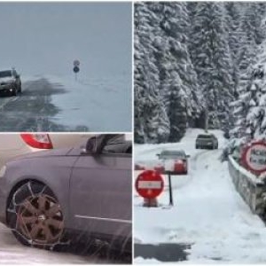 Ninsorile de Crăciun au dat peste cap planurile românilor. Stratul de 20 cm de zăpadă, coșmar pentru șoferi