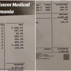 Cât câştigă un român din Germania ca asistent medical. Surpriza când a publicat fluturaşul de salariu