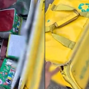 Descoperire explozivă în București, în Ajun de Anul Nou. Jandarmii au găsit materiale pirotehnice într-o geantă de livrare a produselor alimentare 