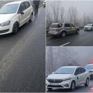 Un profesor din Caraș-Severin a tamponat mașina fostei iubite și a fugit. Avea interdicție să se apropie de ea