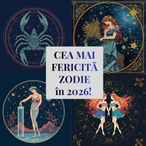 EA este CEA MAI FERICITĂ ZODIE în 2026! 🥰 Dacă ești în zodia asta, FELICITĂRI! Astrele îți dăruiesc aripi de lumină și bucurie! 👇