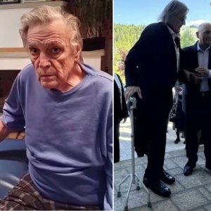 Ți se rupe sufletul! Florin Piersic, de nerecunoscut la 90 de ani. Merge în baston și e piele și os