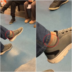 Apariţie halucinantă în metroul bucureştean! Tatuajul care le-a atras atenţia tuturor călătorilor! Posesorul lui ar putea face  ani grei de închisoare