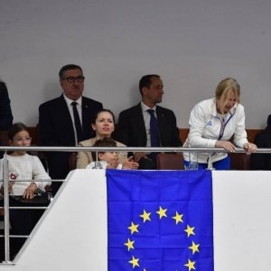 Prima Doamnă Mirabela Grădinaru, imagini fabuloase alături de Nadia Comăneci