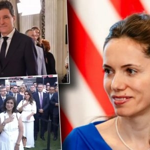Prima Doamnă Mirabela Grădinaru a întors privirile la recepţia de la Ambasada SUA. Ce rochie a purtat