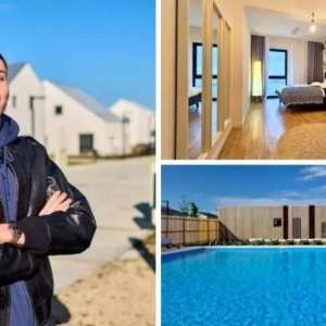 Cum arată super vila în care locuiește David Popovici. Lângă locuința sa există terenuri de sport și o piscină semiolimpică / GALERIE FOTO