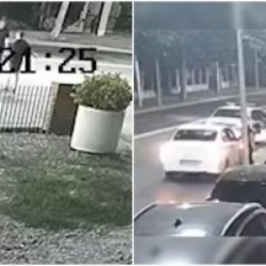 Momentul în care un șofer de ride-sharing își face KO clientul care i-a spart parbrizul, în Capitală