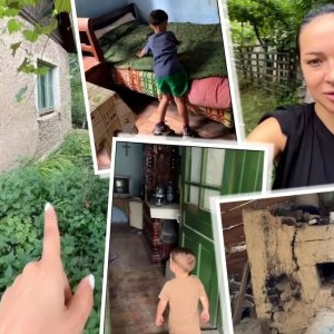 Vlăduța Lupău s-a întors în casa bunicilor din Maramureș. Camerele mici si mobilierul vechi recreează atmosfera autentică a unei gospodării de odinioară