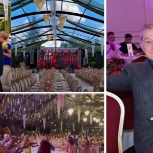 Nuntă MARE în familia lui Becali. Alina a făcut cununia religioasă la 10 ani de la cununia civilă. Printre invitații de marcă se numără și Hagi. Imagini FABULOASE / GALERIE FOTO