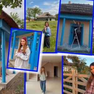 Cum arată casa Sânzianei Negru din Cahul. Ea a restaurat locuința abandonată a bunicilor ei. A îmbinat perfect vechiul cu modernul. E ca din povești: Toată copilăria mea pe pășunea asta / GALERIE FOTO