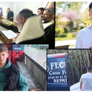 Ți se rupe sufletul! Frații înecați în stațiunea Olimp, conduși pe ultimul drum. AVEM primele imagini de la înmormântare