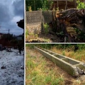 "Prăpăd, aşa ceva nu am văzut de când sunt pe lume". Cât mai durează furtunile violente din România