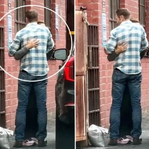 S-au ascuns după o mașină, pe o străduță lăturalnică și... n-au mai ținut cont de nimic! Au fost prinși de paparazzi într-un moment intim!