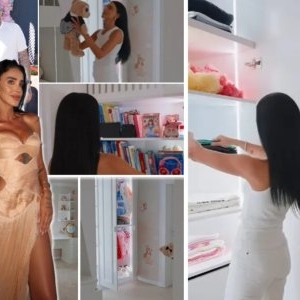 Adelina Pestrițu a decis să-i reamenajeze în secret camera fiicei ei. Nu s-a uitat la bani și i-a făcut o cameră ca din povești. Totul este alb, elegant și luminos / GALERIE FOTO