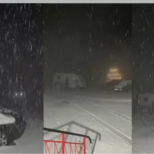 Iarna a venit mai devreme la Bâlea Lac. Ninge ca în plin sezon rece - VIDEO