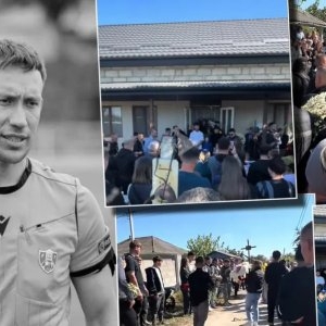 Imagini dureroase de la înmormântarea lui Gheorghe Moldovan. Mesajul de ADIO lăsat pentru fetiţe şi soţie