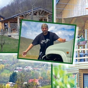 Cum arată casa de la Breaza a lui Cheloo. A renunțat la apartamentul din București și s-a mutat aici. Vila e din lemn, cu o curte imensă, iar peisajul din apropiere îți taie respirația / GALERIE FOTO