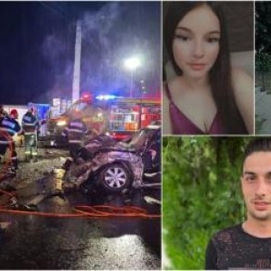 Cine sunt tinerii morţi în accidentul din Mihăeşti. Tânărul de 25 de ani a intrat pe contrasens într-o curbă