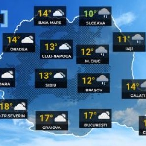 Vremea de mâine 17 octombrie. Iarna îşi intră deja în drepturi. Ninsori şi rafale puternice în mai multe zone