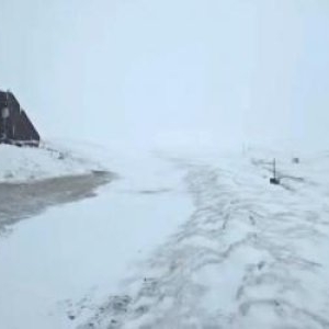 Locul din România unde zăpada a ajuns la 34 de centimetri