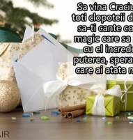 Felicitare frumoasa de Craciun