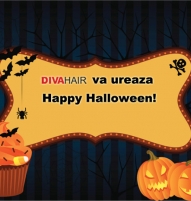 Felicitare divahair halloween