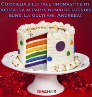 Felicitare Sfantul Andrei pentru Andreea