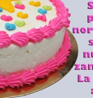 Felicitare Sfantul Andrei tort roz