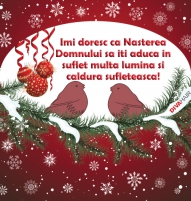Felicitare crestina Nasterea Domnului