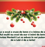 Felicitare crestina vestea nasterii 