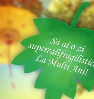 Felicitare de la multi ani