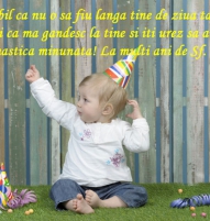 Felicitare de Sfantul Ion cu bebe