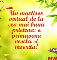 Felicitare de 1 Martie pentru prietena ta