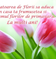 Felicitare de Florii cu mesaj