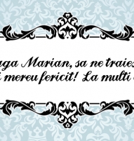 Felicitare zi de nume Marian