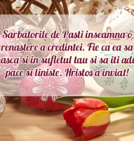 Felicitare de Paste