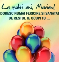 Felicitare: La Multi Ani, Marian!