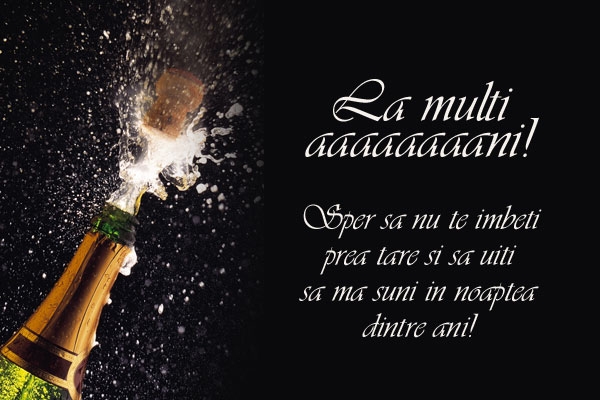 Felicitare Anul Nou pentru petrecareti