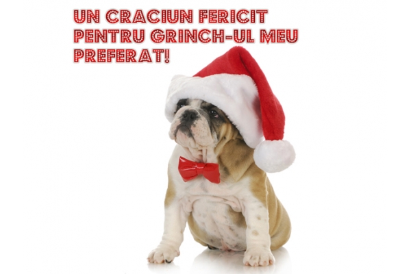 Felicitare Craciun Grinch