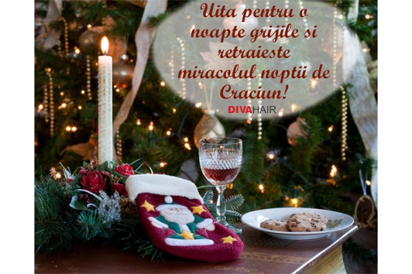 Felicitare noaptea de Craciun